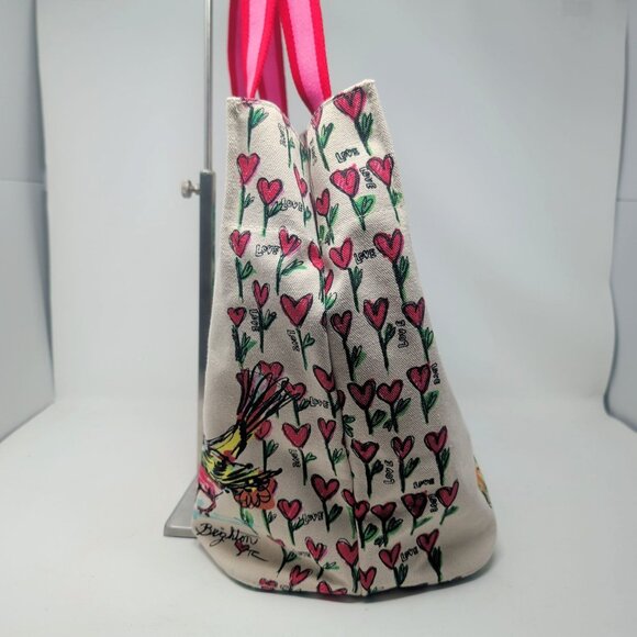 Brighton Love Tote Bag Canvas Large Tweet - Picture 4 of 13